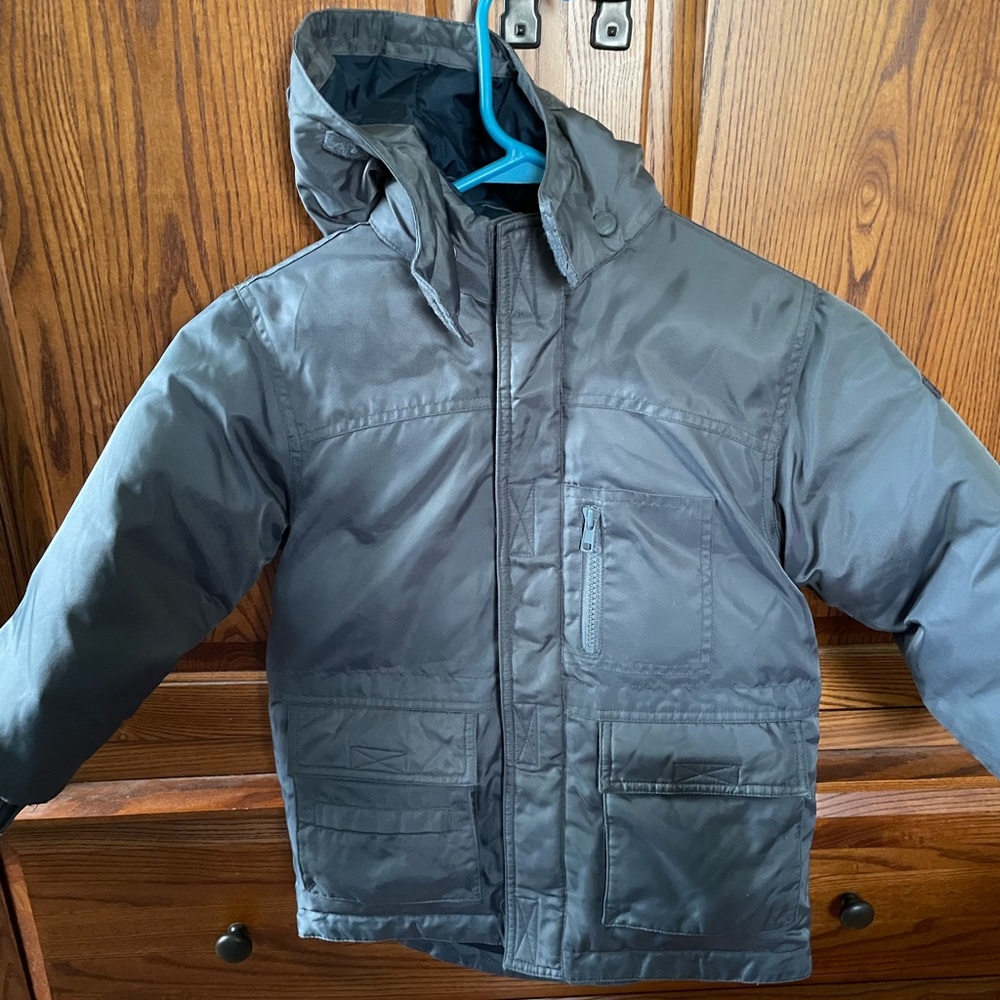 Old Navy Boys Hooded Winter Jacket Size 4